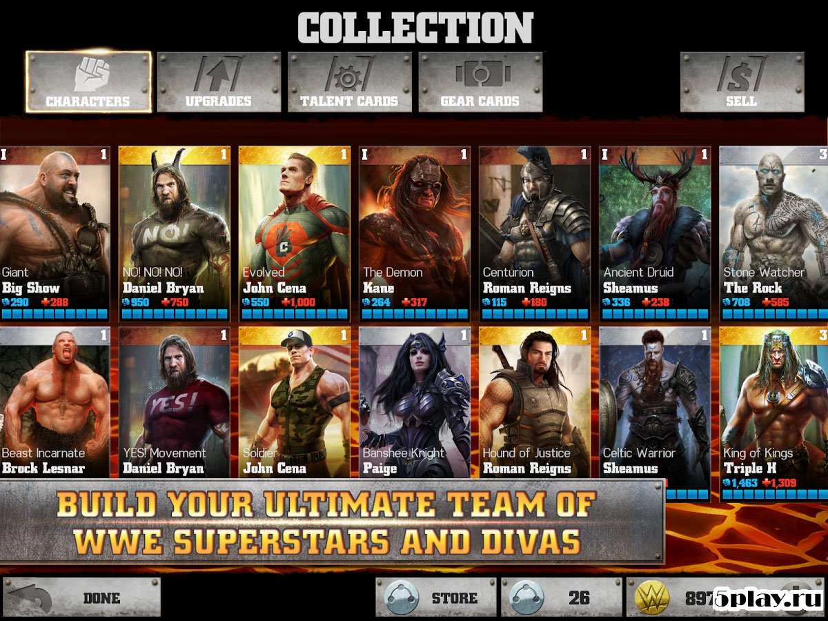 WWE Immortals v2.6.3 (Fix Android 15) Apk obb